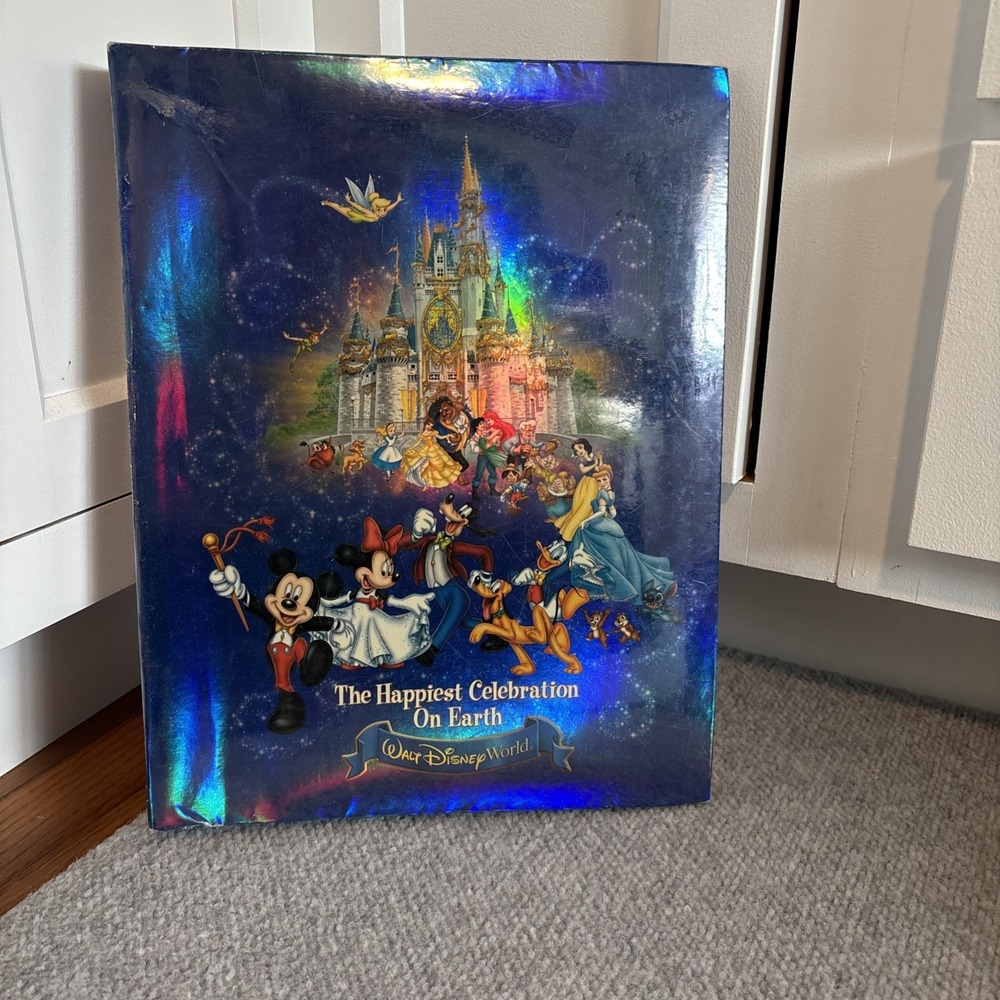 Disneyland 50th Anniversary Photo Album With Inserts And Paper, Expandable